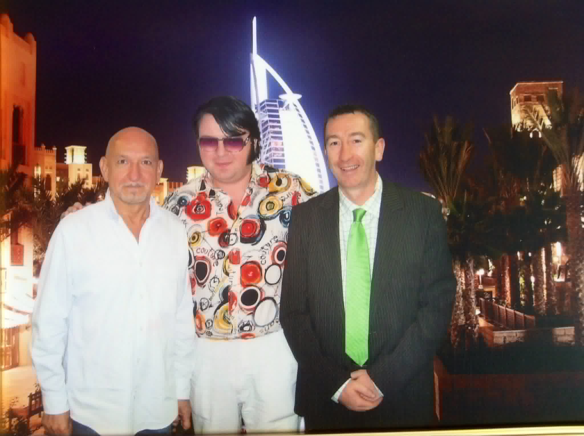 Celebrity encounter photograph