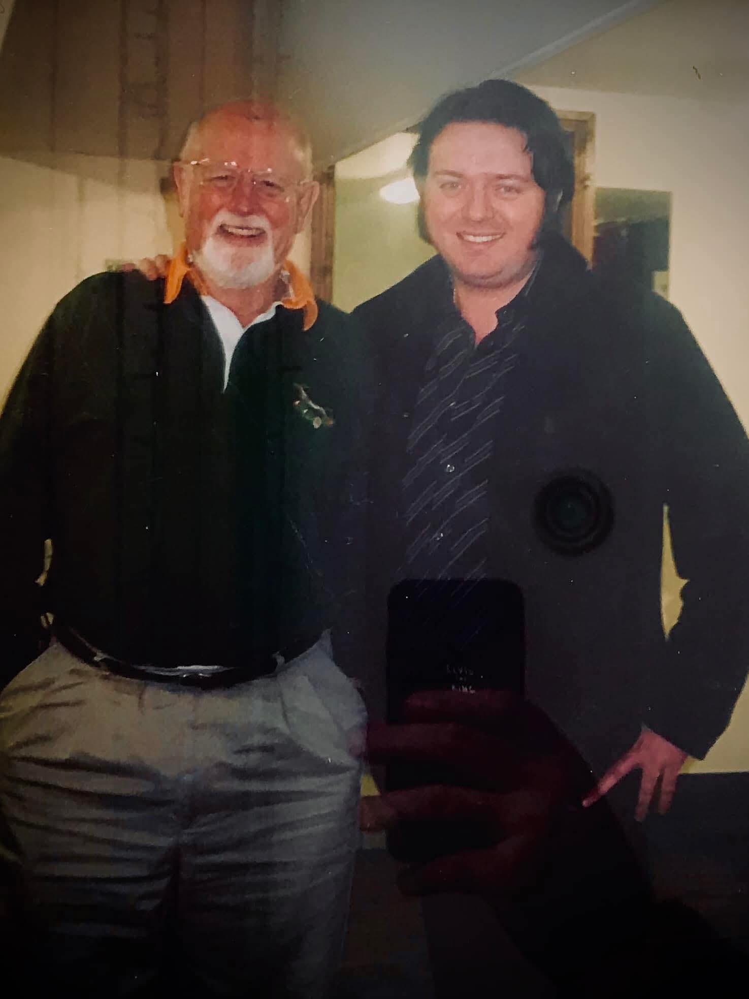 Celebrity encounter photograph