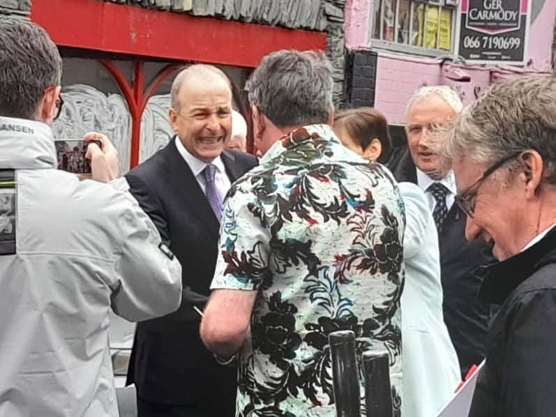 Celebrity encounter photograph