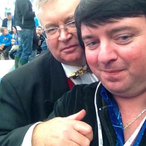Celebrity encounter photograph