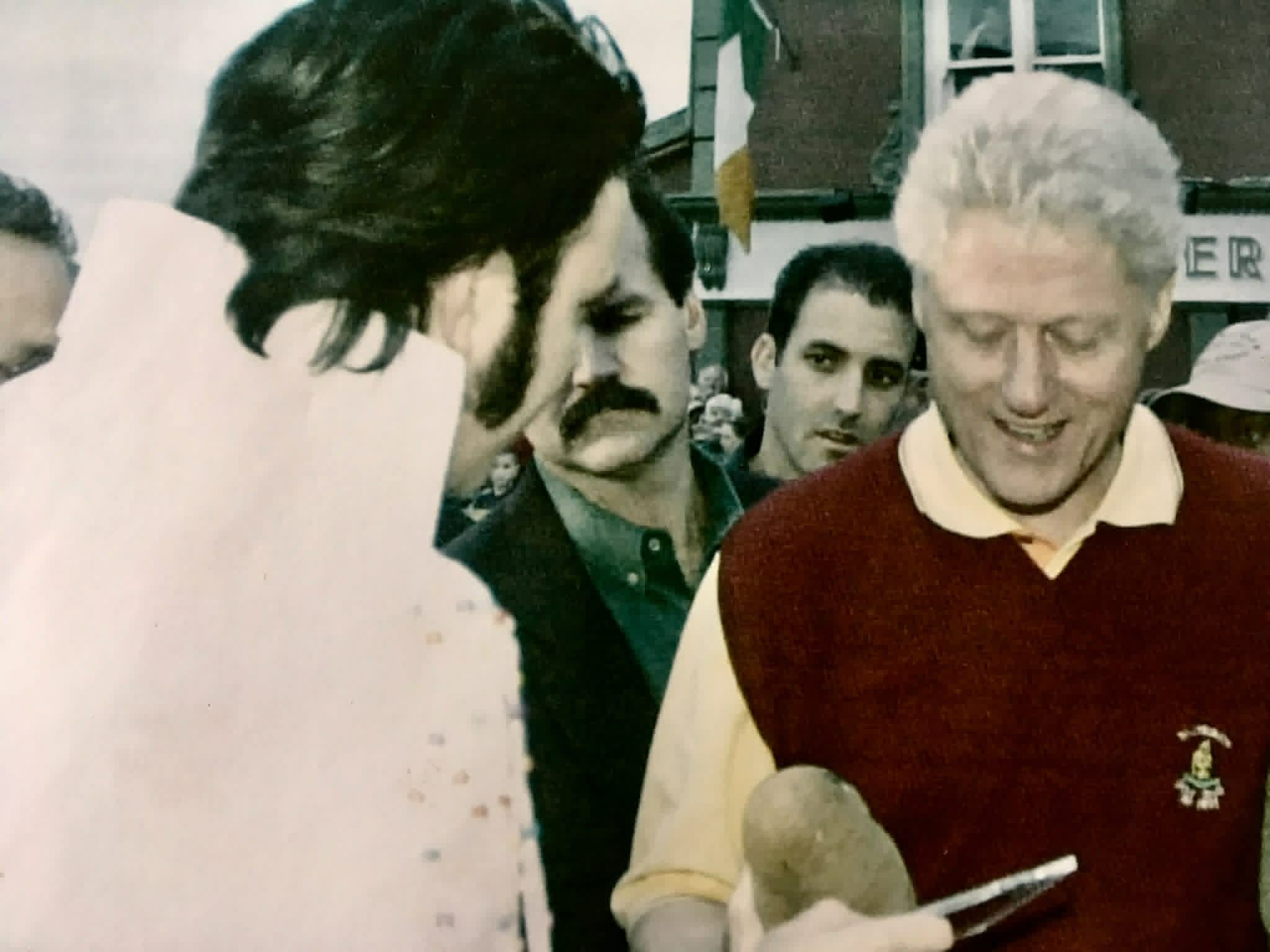 Celebrity encounter photograph