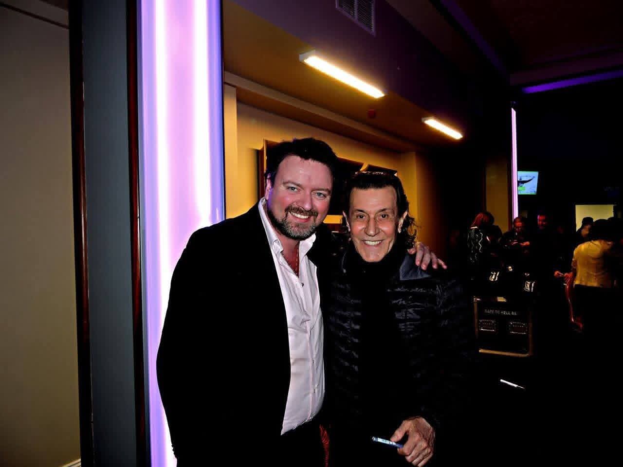 Celebrity encounter photograph