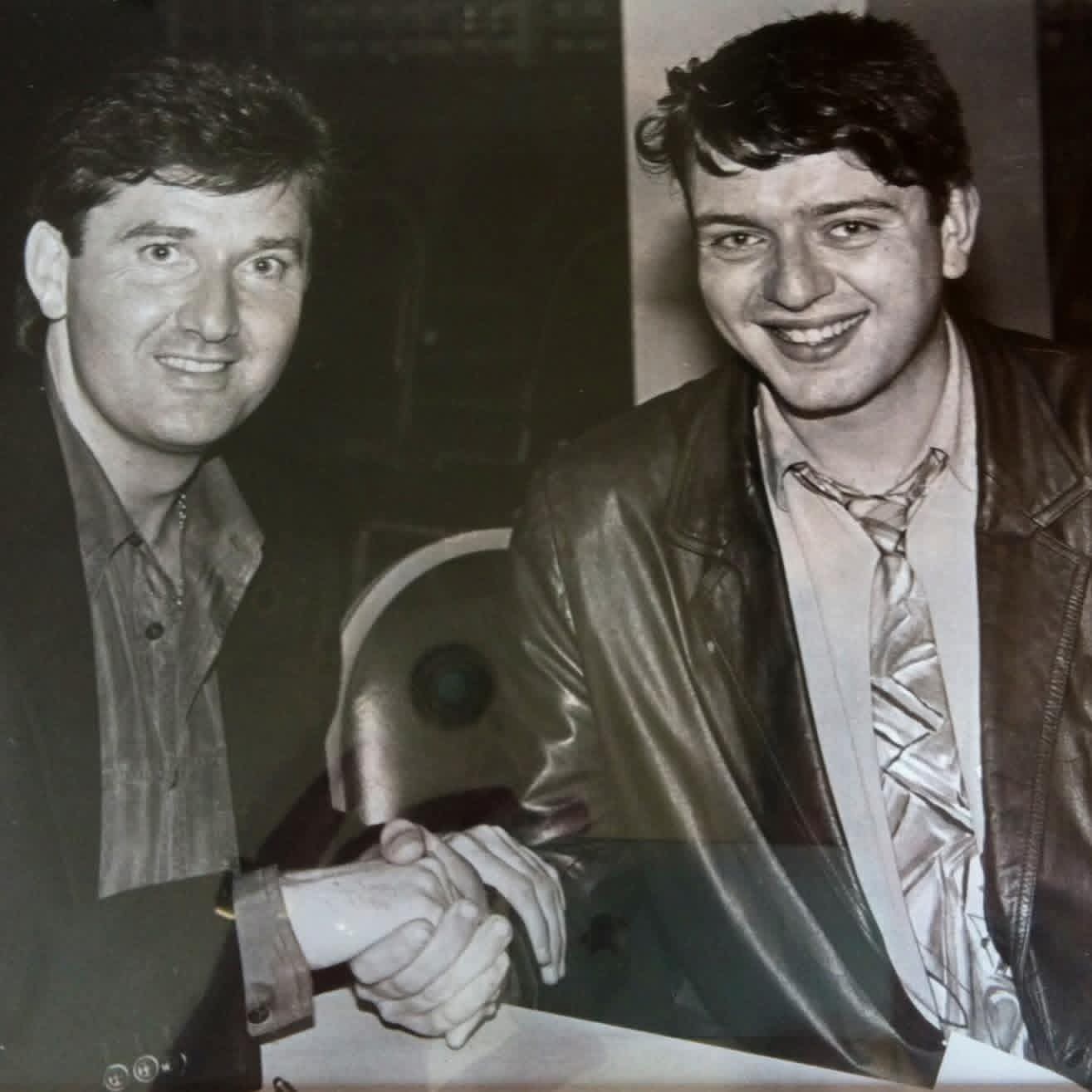Celebrity encounter photograph