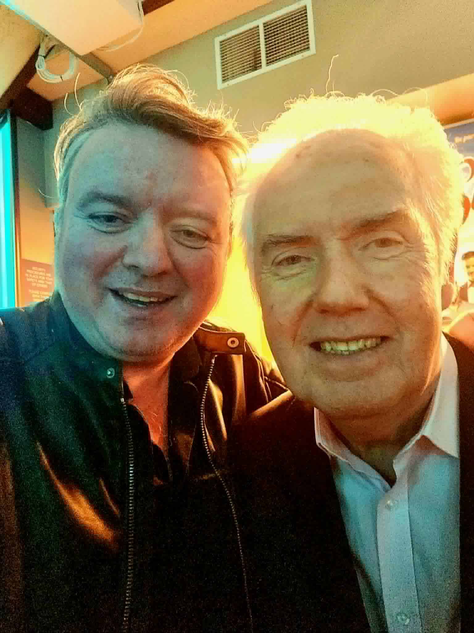 Celebrity encounter photograph