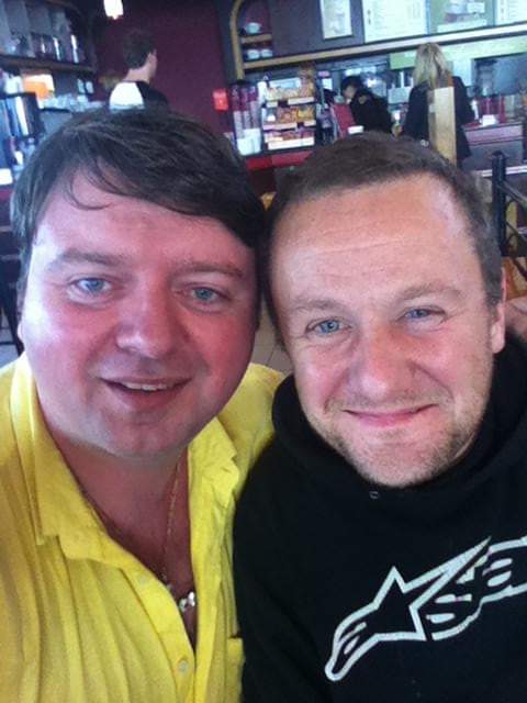 Celebrity encounter photograph