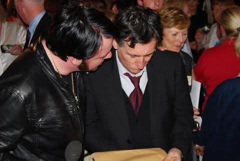 Celebrity encounter photograph