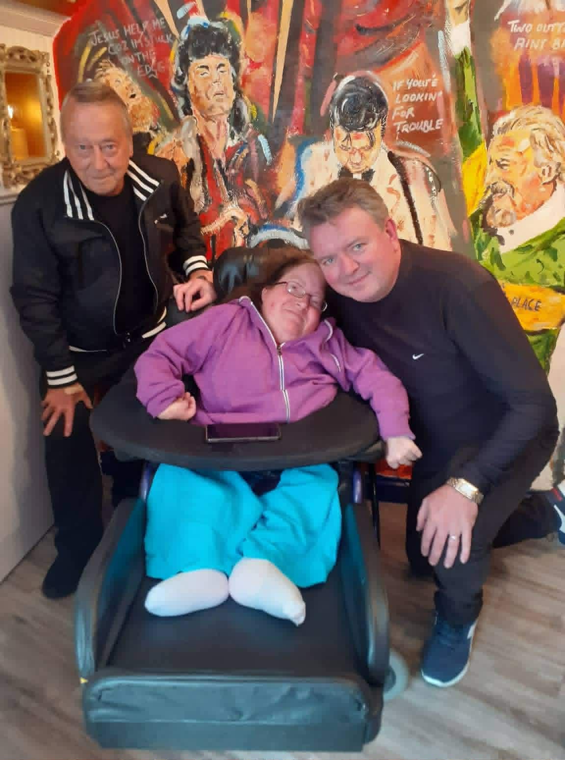 Celebrity encounter photograph