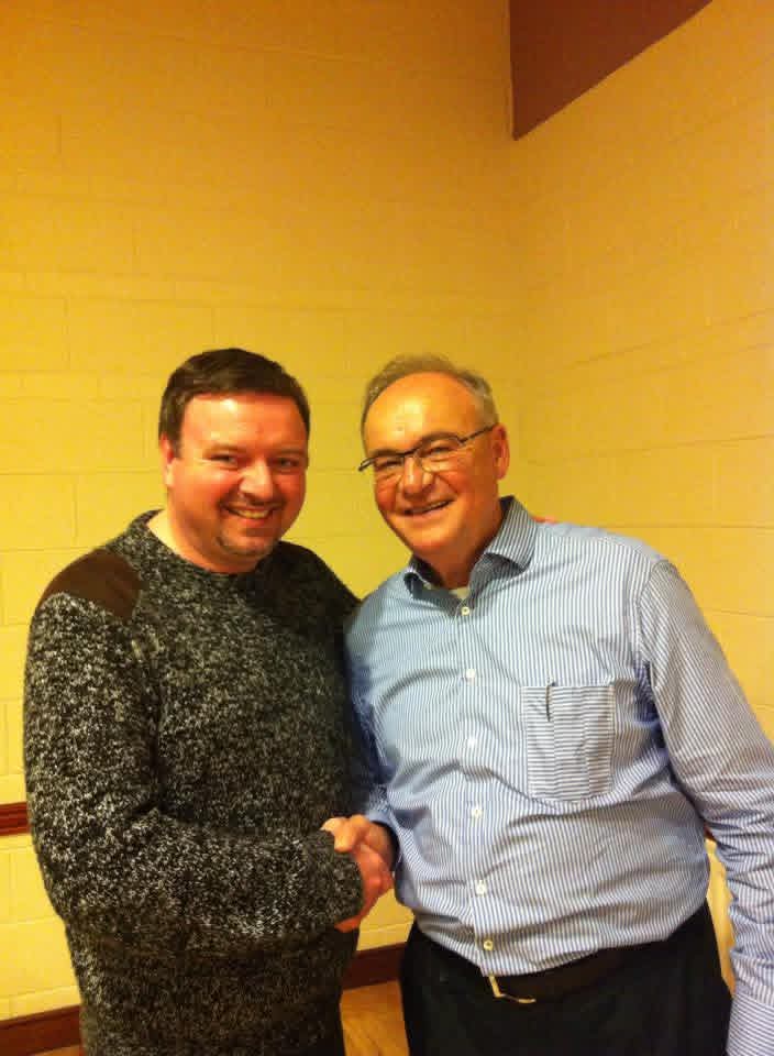 Celebrity encounter photograph