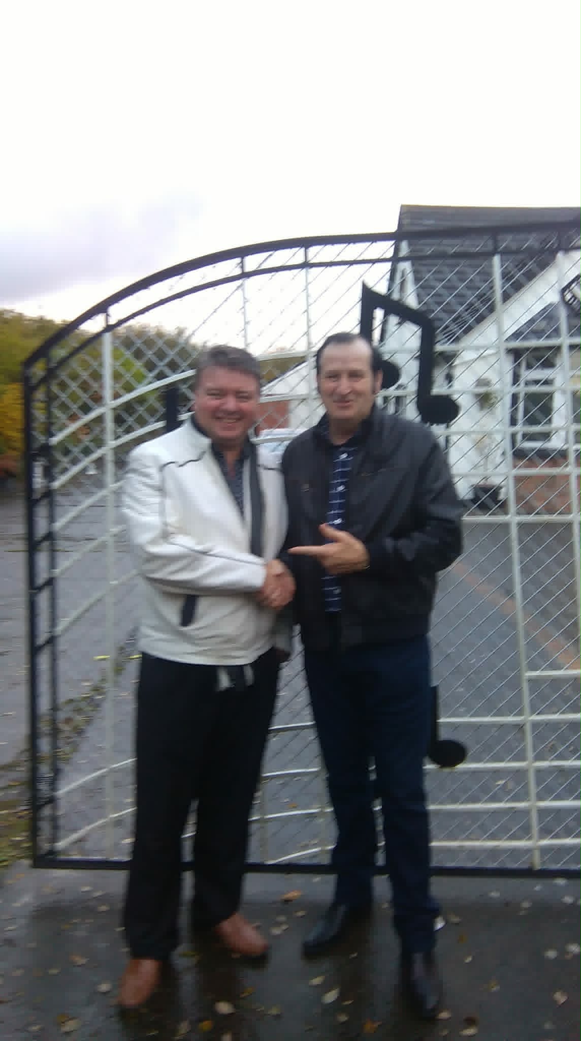 Celebrity encounter photograph
