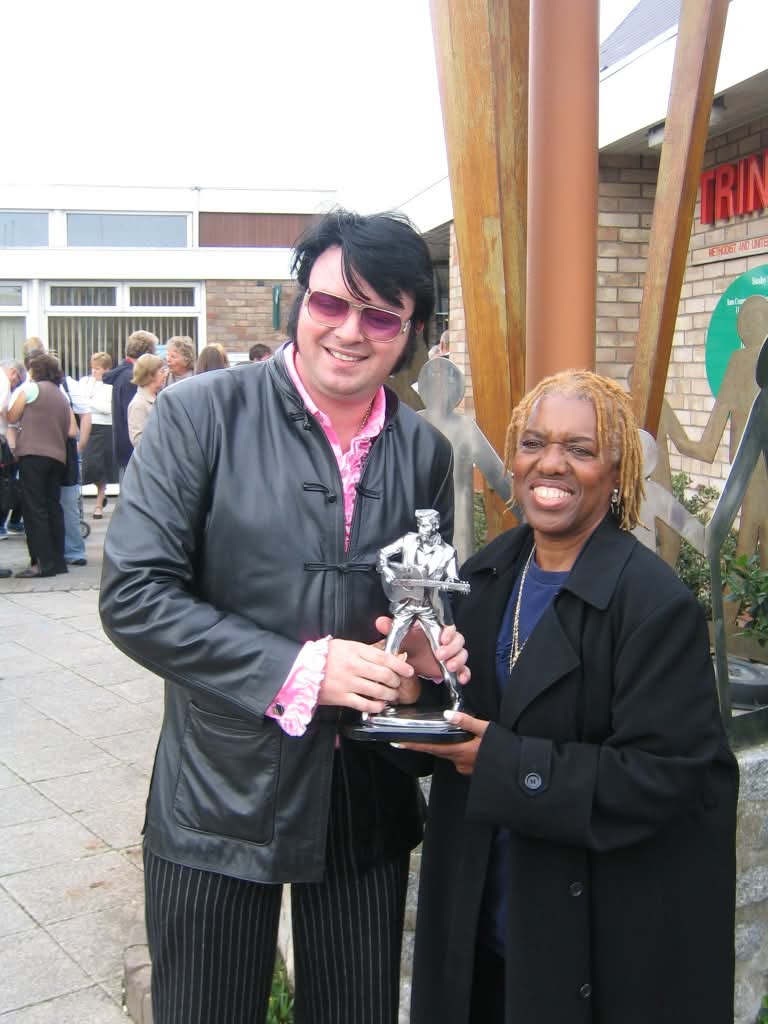 Celebrity encounter photograph