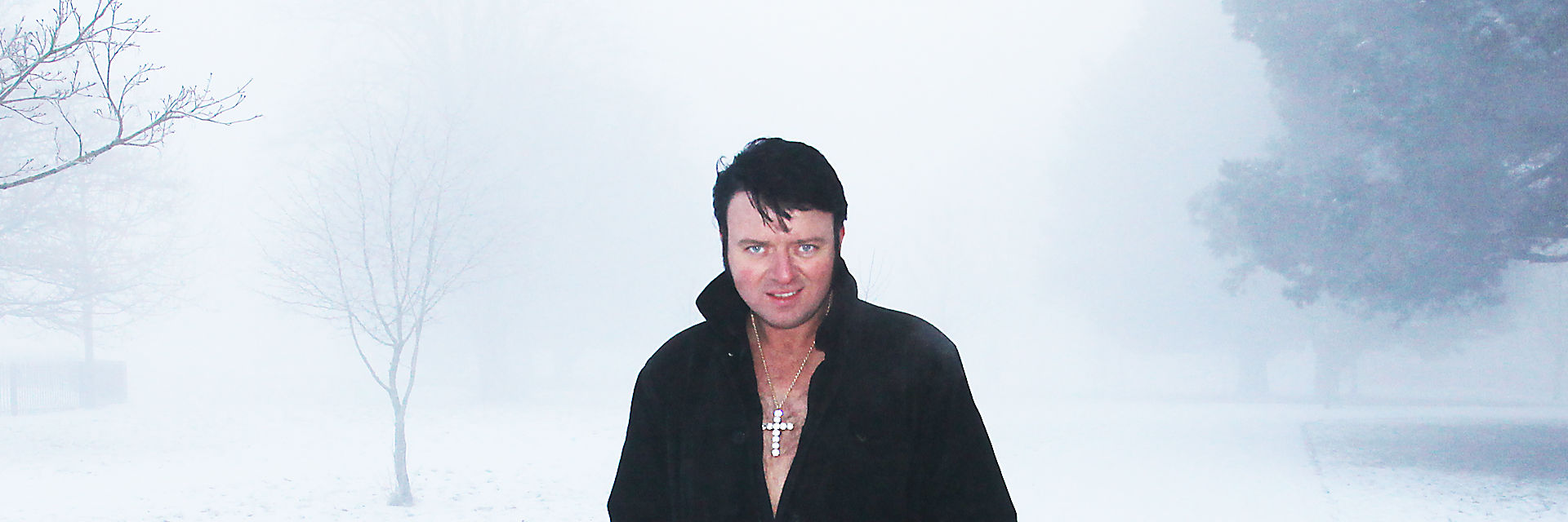Mark Leen photographed in a snow-covered landscape